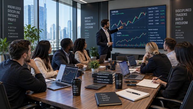 Forex and Stock Trading Classes Live In-Person in Toronto DT