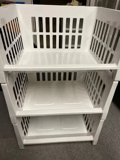 3 Stacking Storage Bins, View more
