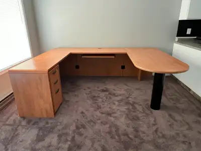 Heavy and high quality u-shape office desk, View more