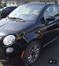 2014 Fiat 500  Sport - Black/Red - 112km - Manual Transmission