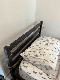 twin size bed frame and mattress