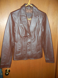 Size Medium Women's Guess Leather Jacket