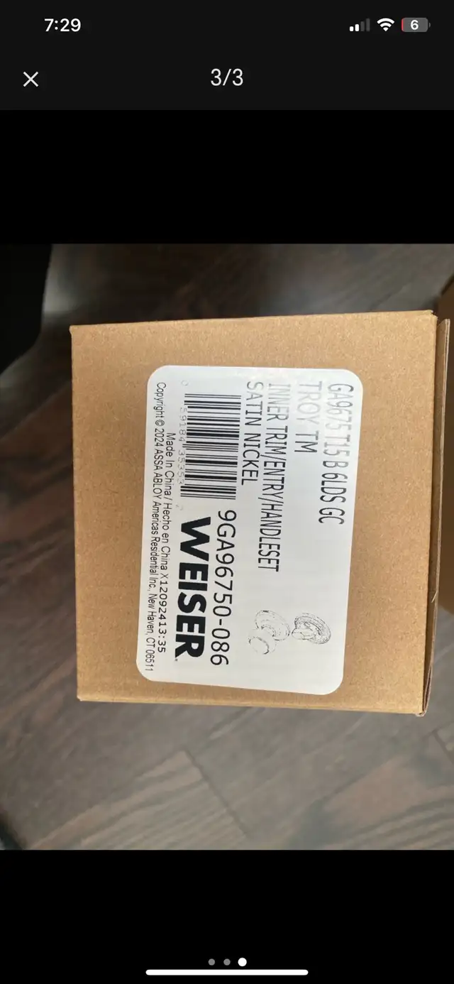 Weiser Troy Trimset558827407021844481