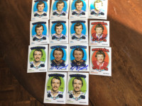 Itg the year in hockey 1972 signed cards various prices