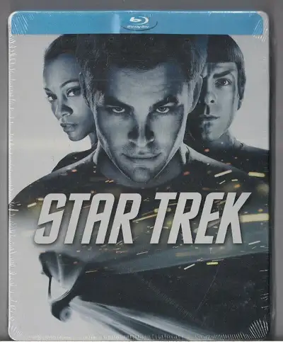 Star Trek Steel book on Blu-ray. New and unopened. See my other ads for more toys, board games, comi...