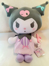 Kuromi Girly Purple My Melody Big Plush Toy Doll