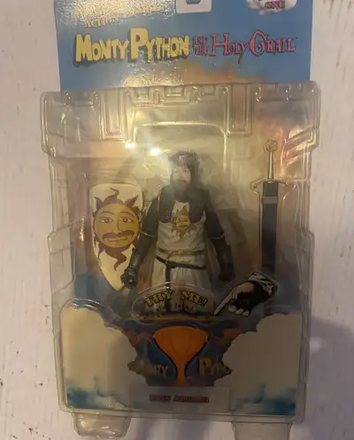 Own a piece of comedy history with this vintage 2001 Monty Python and the Holy Grail King Arthur act...