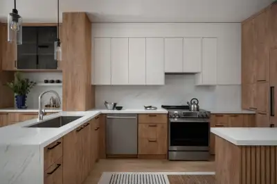 Warm Modern Kitchen Design & Renovation, View more