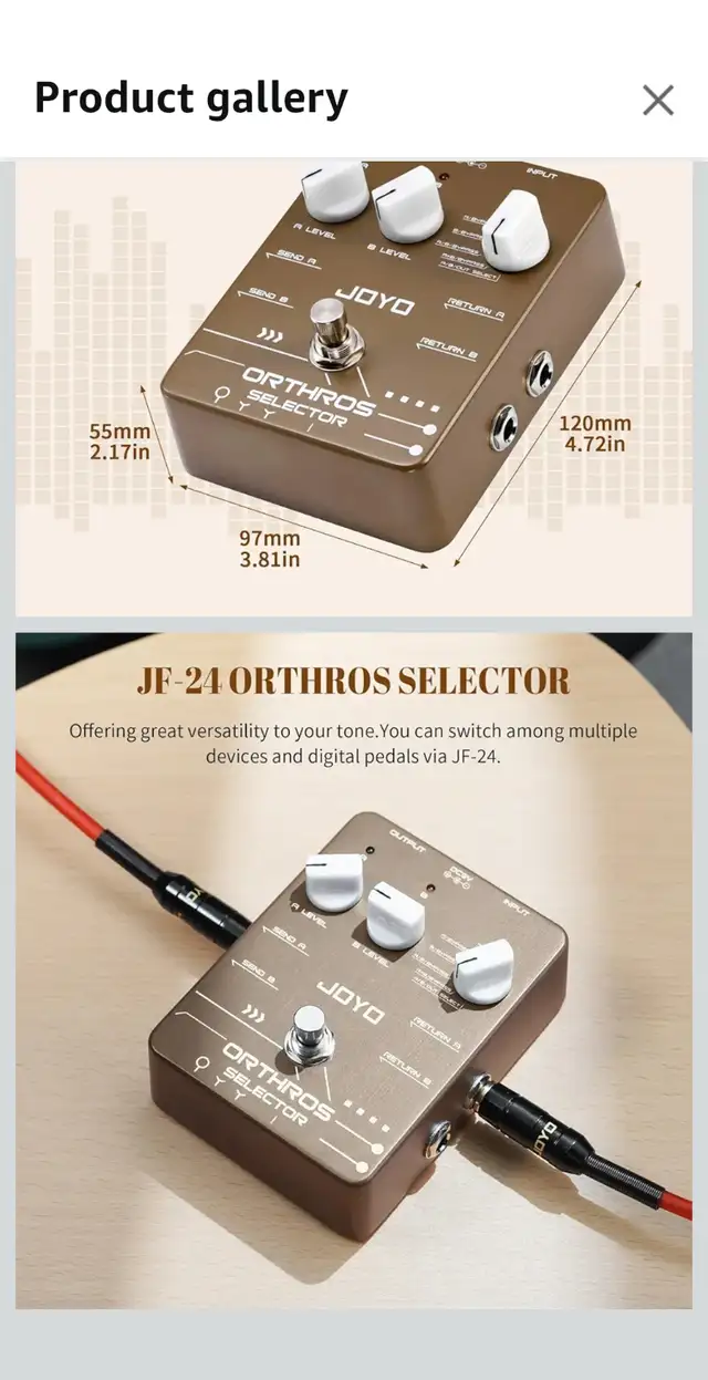 Line Selector Guitar Pedals 6 Mode Switch with AB 2 Effect Loops in Amps & Pedals in City of Toronto - Image 5