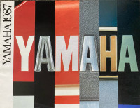 1987 Yamaha Lineup Original 8 Pg Dealer Brochure 