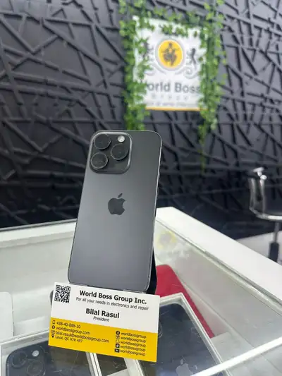 iPhone 15 Pro - 128 GB  - black, View more