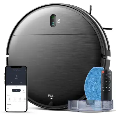 Brand MAMNV Model name BR151 Robot Vacuum and Mop Combo Surface recommendation Hard Floor,Low Pile C...