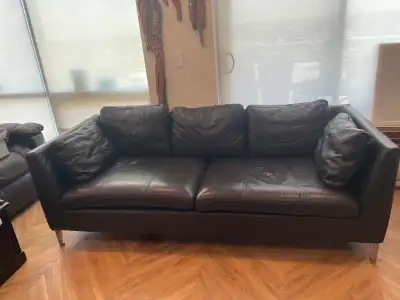 Leather couch for sale, View more
