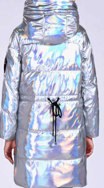 CEPRASK Winter Jacket Women Silver Holographic in Women's - Tops & Outerwear in City of Toronto - Image 2