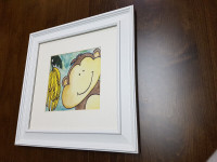 Serena Bowman's monkey framed art