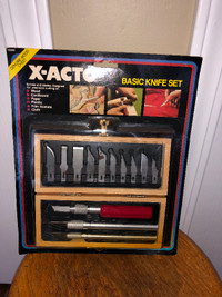New Old Stock X-ACTO X5282 Set in Wooden Box Made in USA