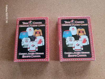 NEW Vintage Team Canada Heritage Playing Cards (EACH), View more