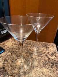  Martini , liqueur , champagne glasses - all new 