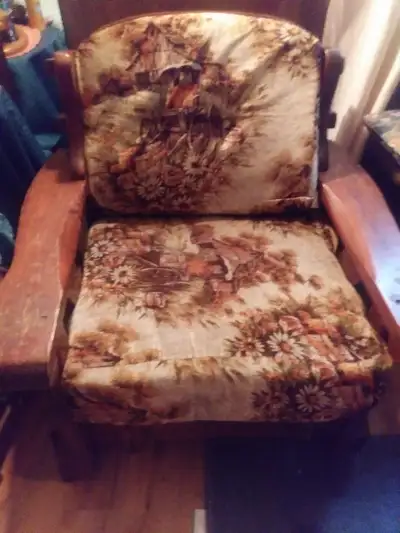 Old rocking chair, View more