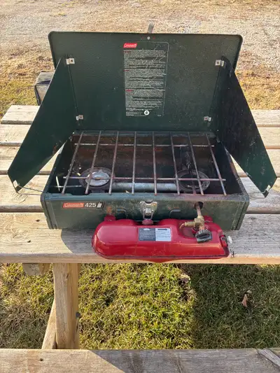 Vintage Coleman camp stove , View more