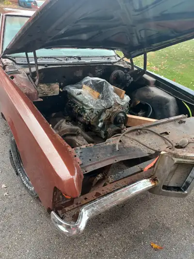 Very rusty. 400 with th400 transmission. Motor maybe stuck. Selling as whole. Asking $800 . Make off...