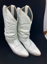 Bottes LAREDO blanches western cowboy femme gr. 6 M