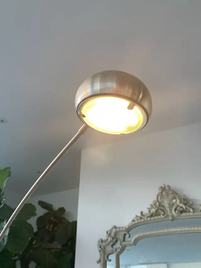 Retro mcm  floor lamp stainless 5 lights adjustable cascading in Indoor Lighting & Fans in City of Toronto - Image 6