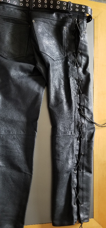 Motorcycle Leather Riding Pants – Mens 34in waist in Men's in City of Toronto - Image 3