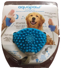 Aquapaw Dog Bath Brush Sprayer Scrubber  Bathing Tool