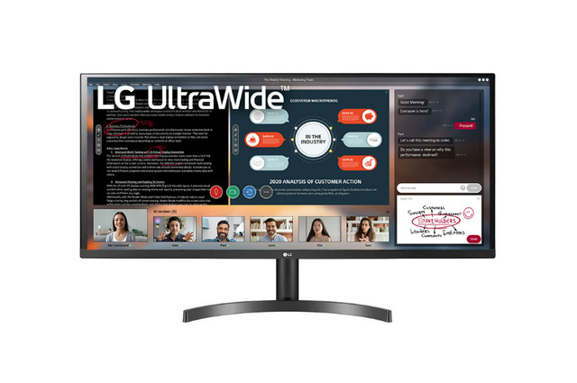 Moniteur LED 34'' 34WL60TM 2560 x 1080 75Hz 21:9 UltraWide LG dans Moniteurs  à Laval/Rive Nord