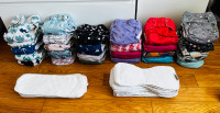 27+free, large cloth diaper collection (Rumparooze, LPO)