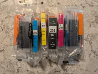 Unused and Unopened Ink Replacemen Cartridges for Canon Printers, View more
