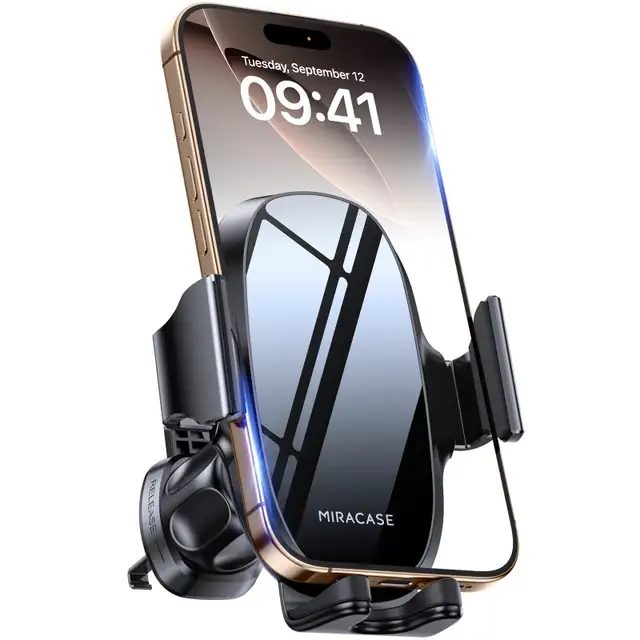Miracase Phone Holder for Car Air Vent - Used w All Phones in Cell Phone Accessories in Markham / York Region - Image 2