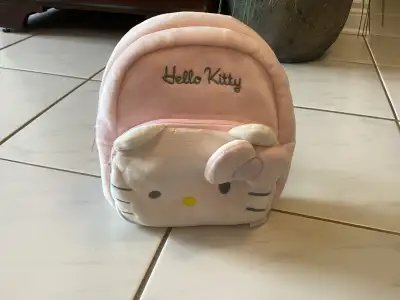 Hello Kitty Pink and White Backpack, View more
