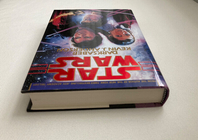 Star Wars "Darksaber" (1995 Hardcover) - like new - $10 in Fiction in City of Halifax - Image 4