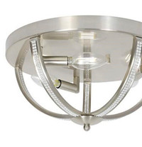 TULUCE Modern Sputnik Chandelier 3 Light Semi Flus