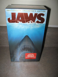 Jaws - Anniversary Collector's Edition vhs tape - new & sealed