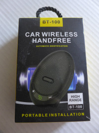 BT-100 Wireless Bluetooth 5.0 Car Speakerphone Speaker