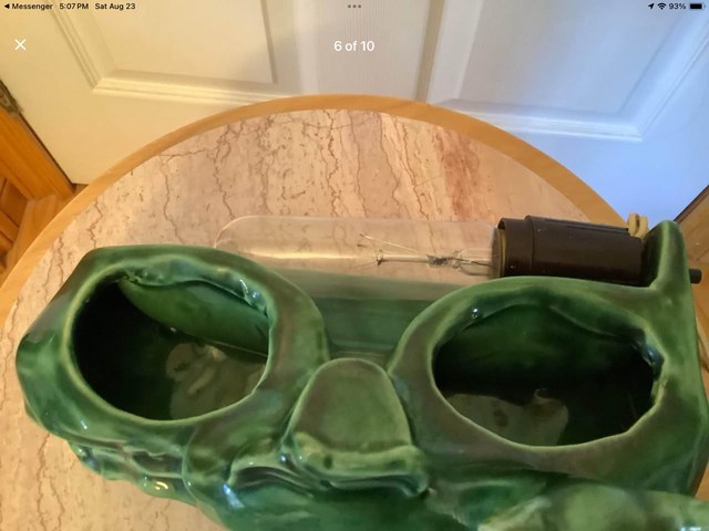 Vintage MCM Phi-Mar Ceramic Deer TV Lamp and Plantar in Home Décor & Accents in Belleville - Image 6