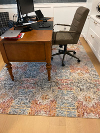 VIBRANT 6X9 MULTI-COLORED RUG FROM CRATE AND BARREL