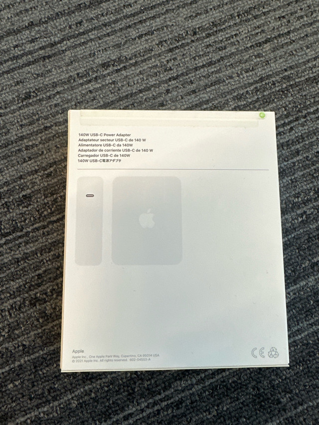 Apple 140W USB-C Power Adapter brand new  USB C to Magsafe3 in Cables & Connectors in City of Toronto - Image 2