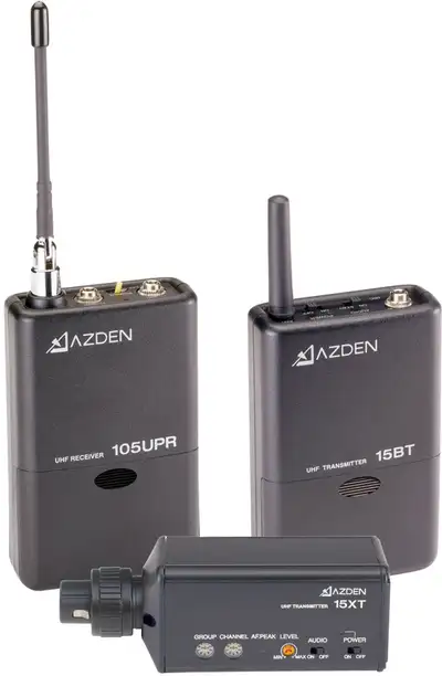 Azden 105ULX - 105 Series UHF Wireless Microphone System, View more