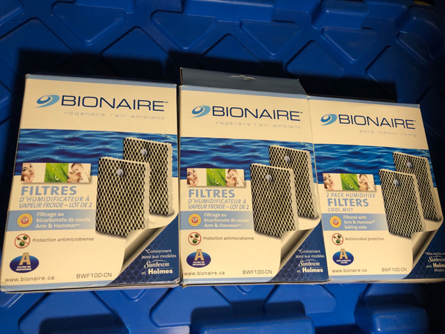 Bionaire Cool Mist Filters - NIB x3 in Heaters, Humidifiers & Dehumidifiers in Comox / Courtenay / Cumberland