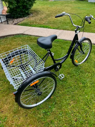 Adult 7 speed Tricycle with basket