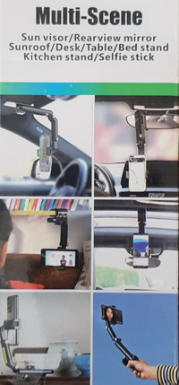 Mobile Phone Mount Smartphone Stand Cell Support Holder Car Self