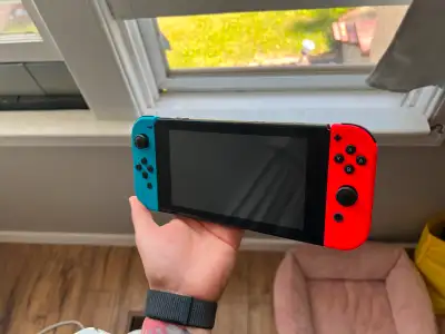 Nintendo Switch original model w/ games, View more
