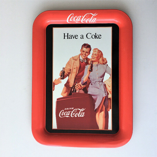 Coca Cola HAVE A COKE Metal Tray 1991 in Arts & Collectibles in City of Toronto