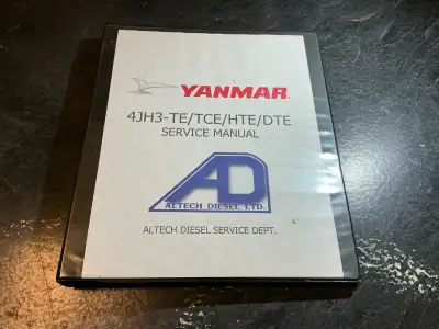 Yanmar 4JH3-TE/TCE/HTE/DTE Marine Diesel Engine Service Manual, View more