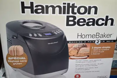 Hamilton Beach Bread Maker Machine, Digital, Programmable, View more