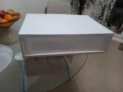 Size is 24 x 18 x 6. No longer needed. Purging the apt. Pick up is at 800 Wonderland Rd, S. Corner o...